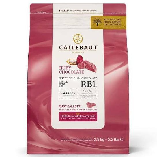 Cakes- Ebaut Ruby Chocolate 500 Gram