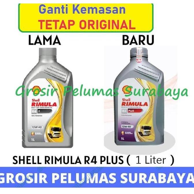 Original SCAN Oli Diesel Shell rimula R4X R4 Plus X 15W/40 1 Liter 1L