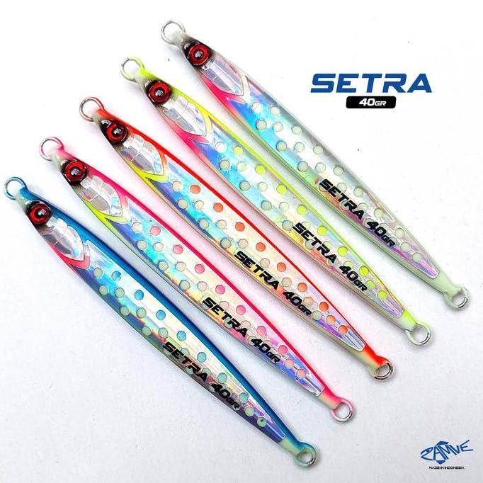 Metal Jig Polkadot Zamve Setra 40Gr Metal Jig 40Gr Metal Jig 40Gram