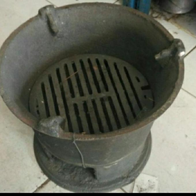 anglo kompor arang besi baja cor ukuran 26cm MSD
