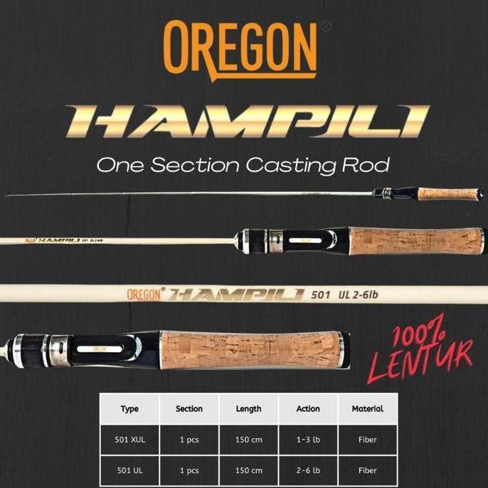 Joran Oregon Hampili 501 Spinning Tegek AA