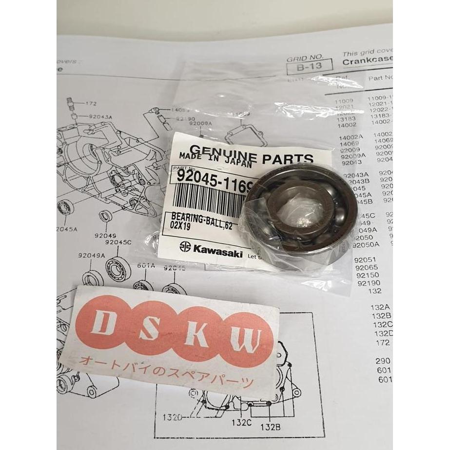 Promo Bearing Rasio 6202X19 NINJA 150 R | SS | RR KGP 92045-1169 Diskon