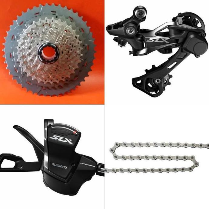 Ready Paket Grupset - Mini Groupset Shimano SLX M7000 11 Speed Non Cod