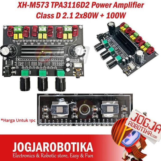 Xh-M573 Tpa3116 Tpa3116D Tpa3116D2 Power Amplifier Class D 2.1 2X80W + 100W