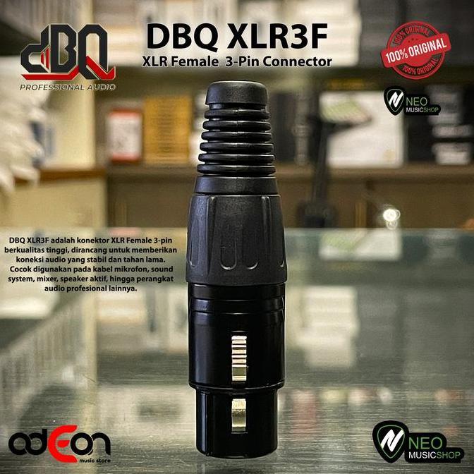 Wkpro- Dbq Xlr3F Xlr Female 3-Pin Connector