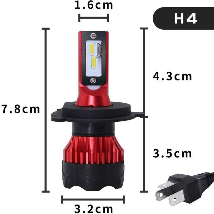 Promo Lampu Depan Mobil LED H4 K5 ZES Chip - 12000 Lumens 55W | Super Terang & Anti Silau Diskon