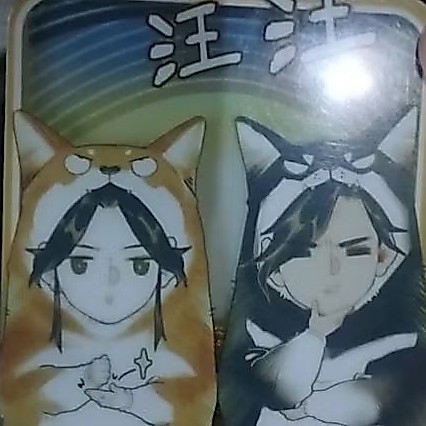 TGCF Heaven Official's Blessing official merch - FengQing / NanYao shaker pendant (keychain)