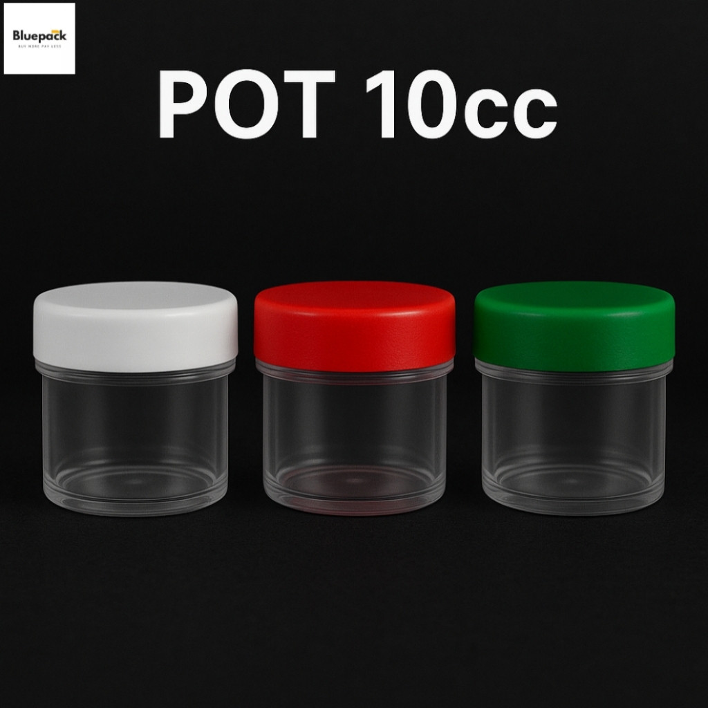 (1PCS) pot 10gr 10gram 10cc 10ml /pot obat /pot salep/ pot urine / pot kosmetik / cup 10gram 10cc 10