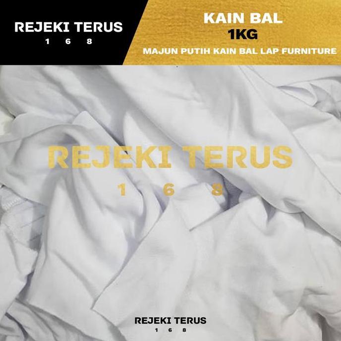 Bst Ready Kain Bal 1Kg Majun Putih Kain Ball Kain Perca Bal Lap Furniture Perca Best Seller