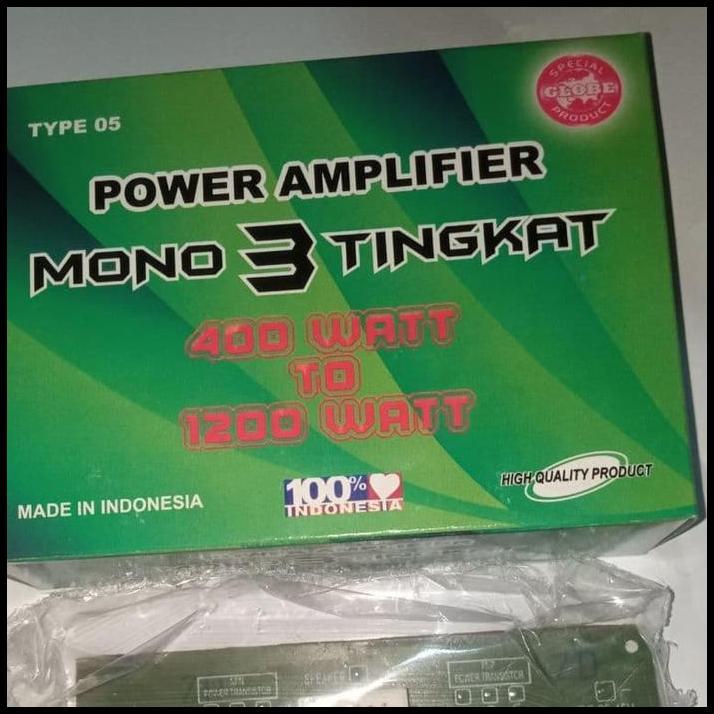 GRATIS ONGKIR KIT POWER AMPLIFER MONO 3 TINGKAT 400W TO 1200W 