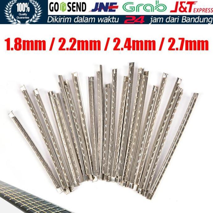 ZANLOZ Fret Gitar Extra Jumbo 24pc Stainless Fret Wire Gitar Akustik Elektrik