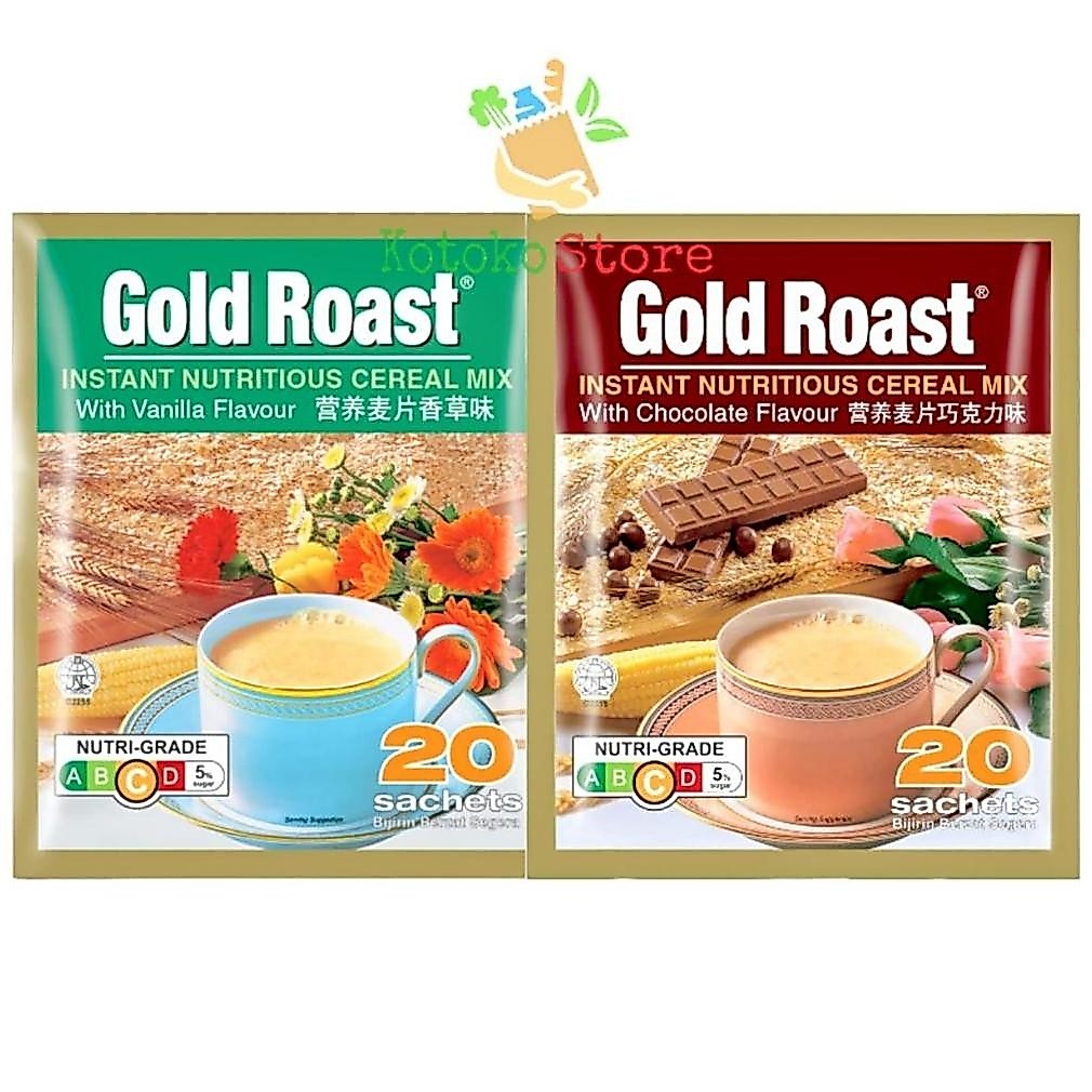 GOLD ROAST CEREAL VANILLA / GOLD ROAST CEREAL CHOCOLATE / GOLD ROAST SEREAL 600GR