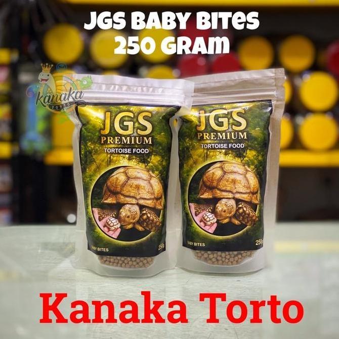 JGS Premium BABY BITES 250 Gram Tortoise Food Sulcata Pardalis Aldabra