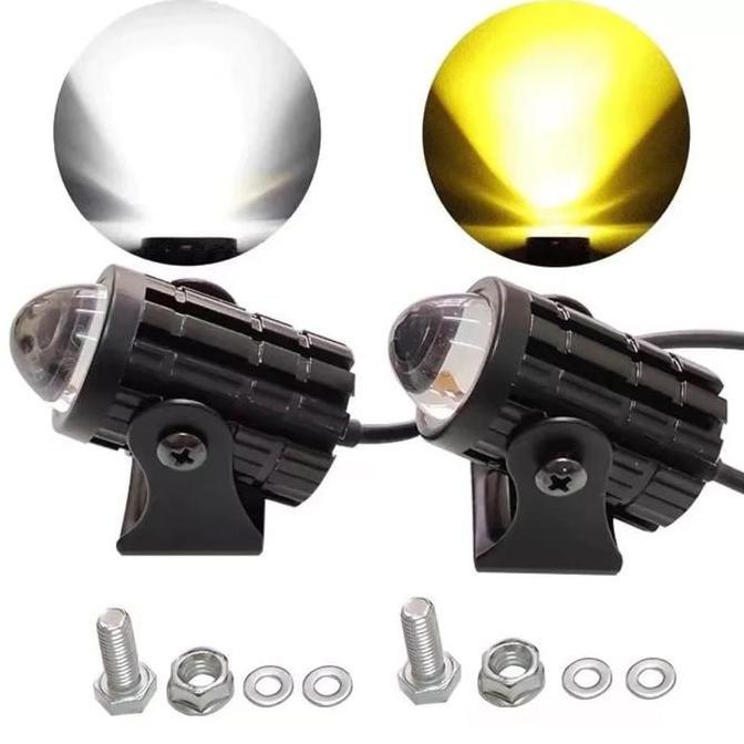 HAZTFRIOR Lampu Tembakan Laser LED Mini 2 Warna / Lampu Sorot Senapan Laser Laser Car