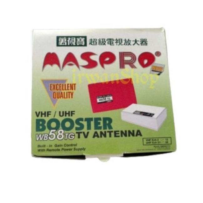 Boster Antena Tv Maspro Komplit / Booster Maspro Wb 58 Tg Atas Bawah
