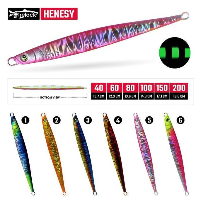 UMPAN PANCING | METAL JIG GID 40g - FIRELOCK HENESY 40 GRAM