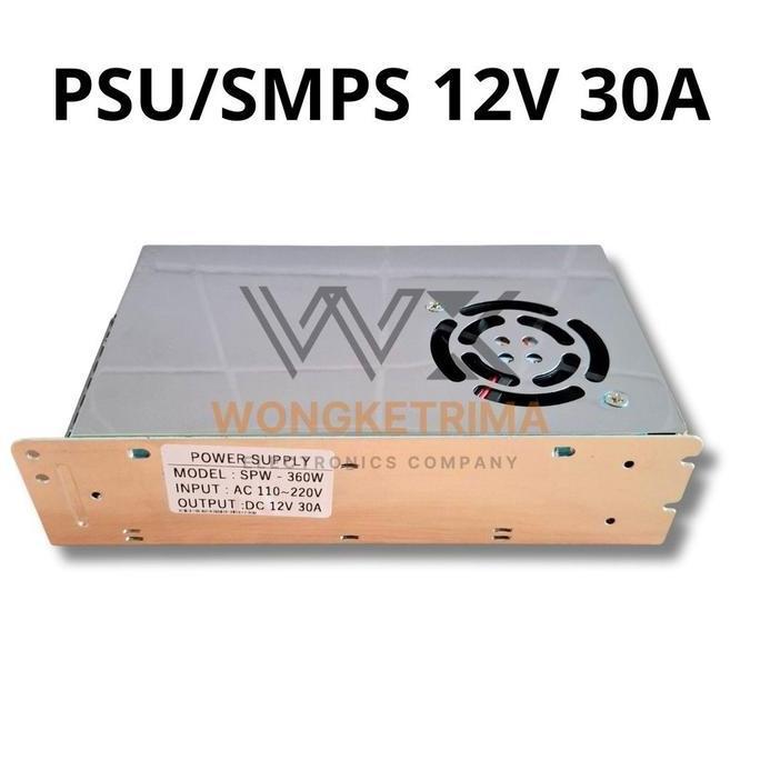 Smps 12V 30A Power Supply Jaring 12 Volt 30 Amper
