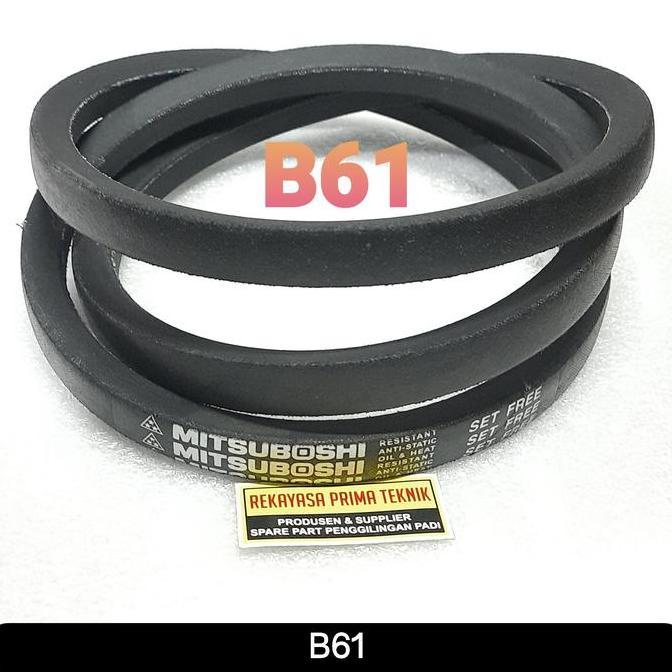 ,,,,,,,] B61 Mitsuboshi V belt B 61 B-61 bukan monitor tabung