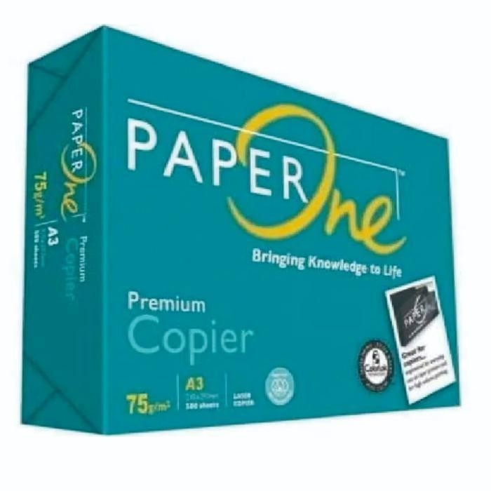 CLEARANCE SALE - Paper one Kertas Fotocopy 75 GSM A3 / kertas paper one A3 75gr