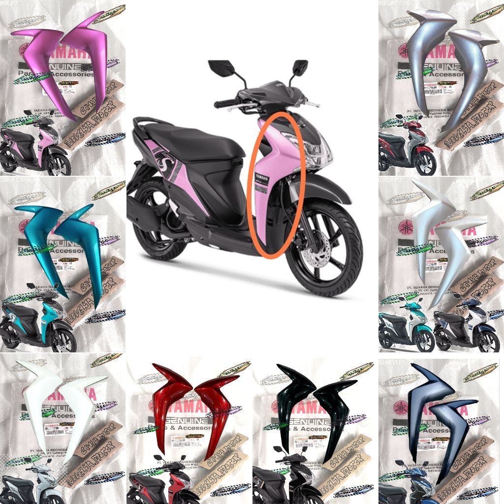 PANEL SAYAP DEPAN YAMAHA MIO S 125 ORI YAMAHA KANAN KIRI B3B-F835V-00 B3B-F835U-00