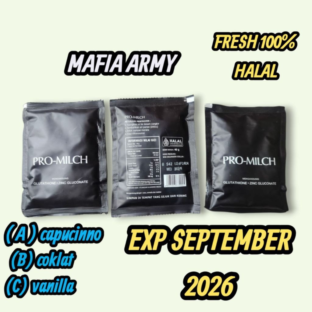 ECERAN PROMILCH IMUKAL TNL / RANSUM SUSU SEREAL PROMILCH PLUS GLUTATHIONE MINUMAN PROTEIN FITNES EXP
