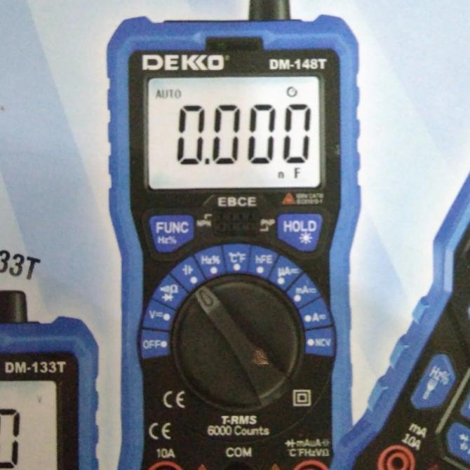 Digital Multimeter Avo Meter Multi Dekko Dm-148T
