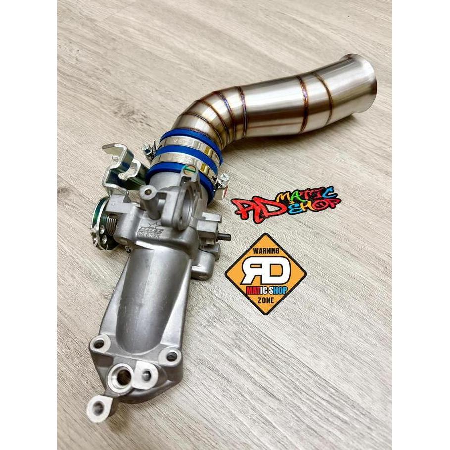Air Intake Connecting Stainless SPS Vario 125 150 PCX CBU untuk TB BRT dan sejenisnya