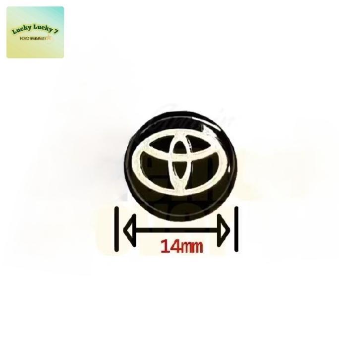Promo Stiker Remot Mobil Toyota Logo Stiker Honda Emblem Mobil Stiker Logo Pintu Mobil Resin Tebal C