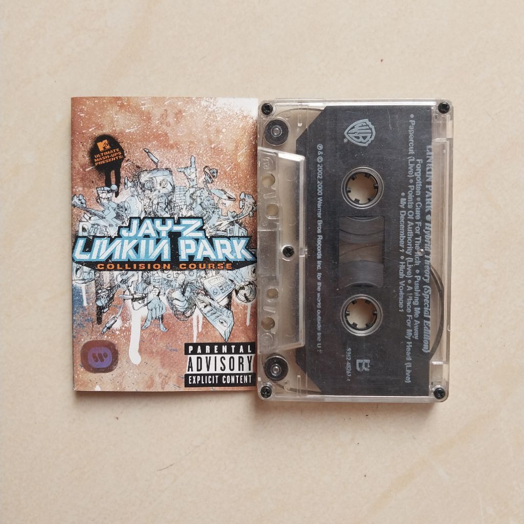 KASET LINKIN PARK ALBUM HYBRID THEORY SPECIAL EDITION, COVER LINKIN PARK JAY Z