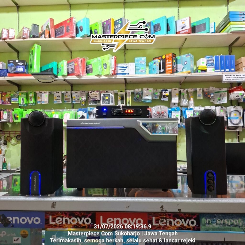 Subwoofer Speaker Simbadda CST 9900 N bekas normal