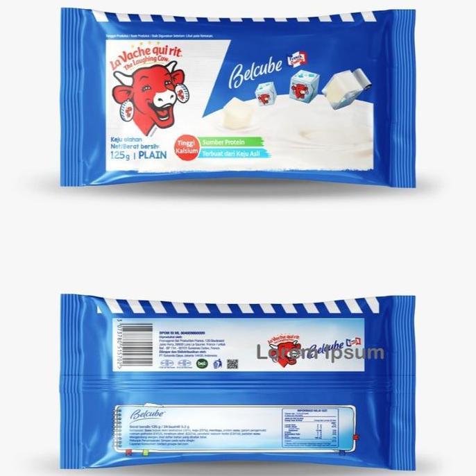 Mymilk- Keju Belcube Cheese Spread 125 Gr - Belcube Keju Bayi Mpasi 24 Kotak - Keju Kiri - Keju Baby