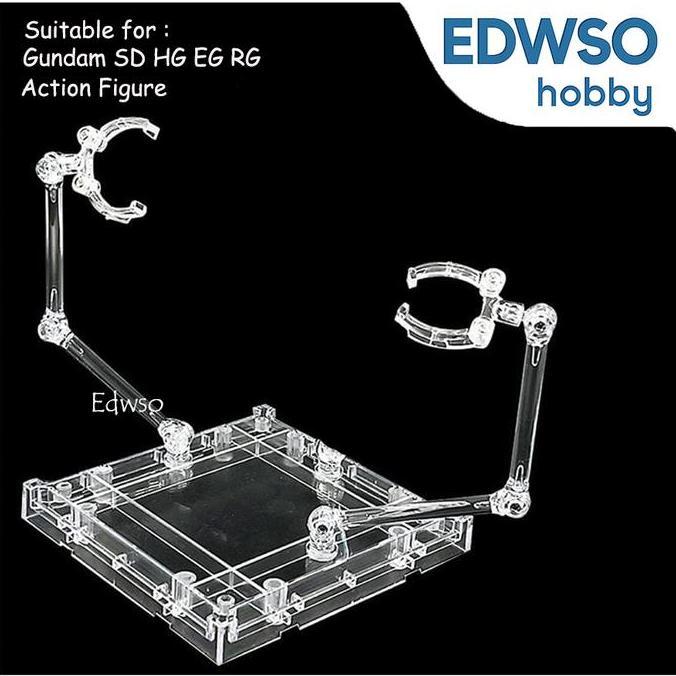 Toys- Stand Base Action Fure Shf Gundam Sd Sdw Sdcs Bb Hg Rg 1/144