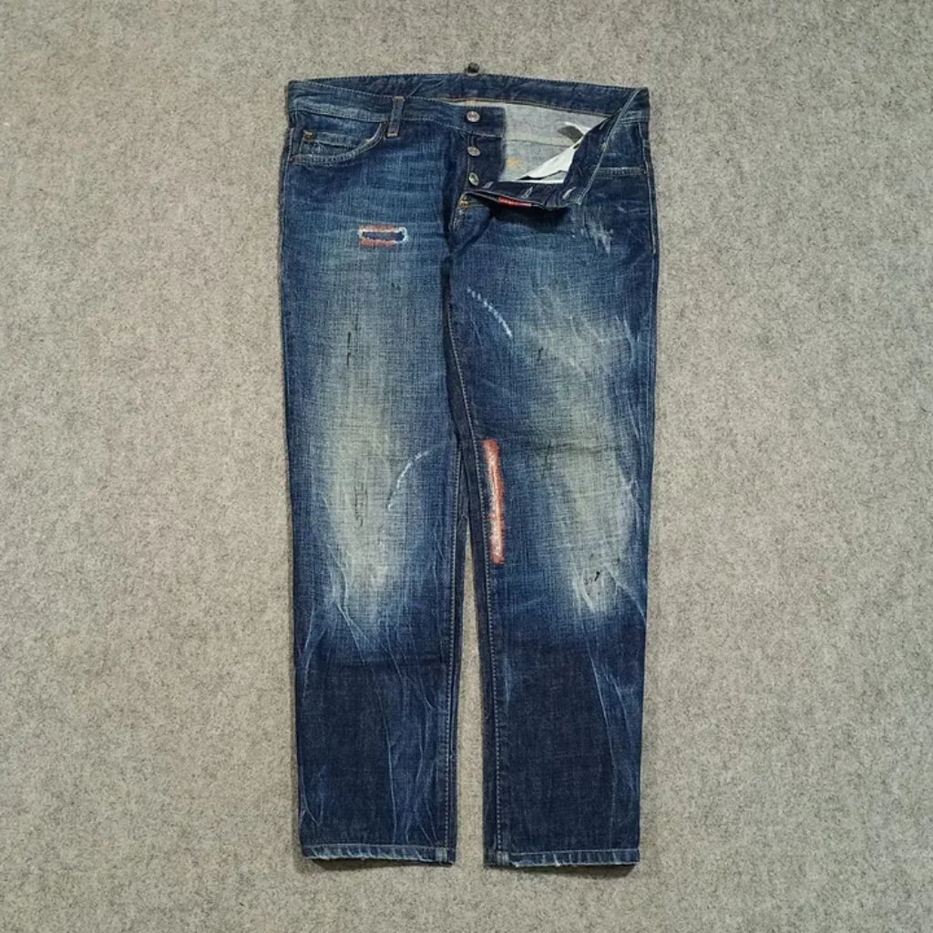 celana slim fit jeans panjang pria DSQUARED2 size 33 second