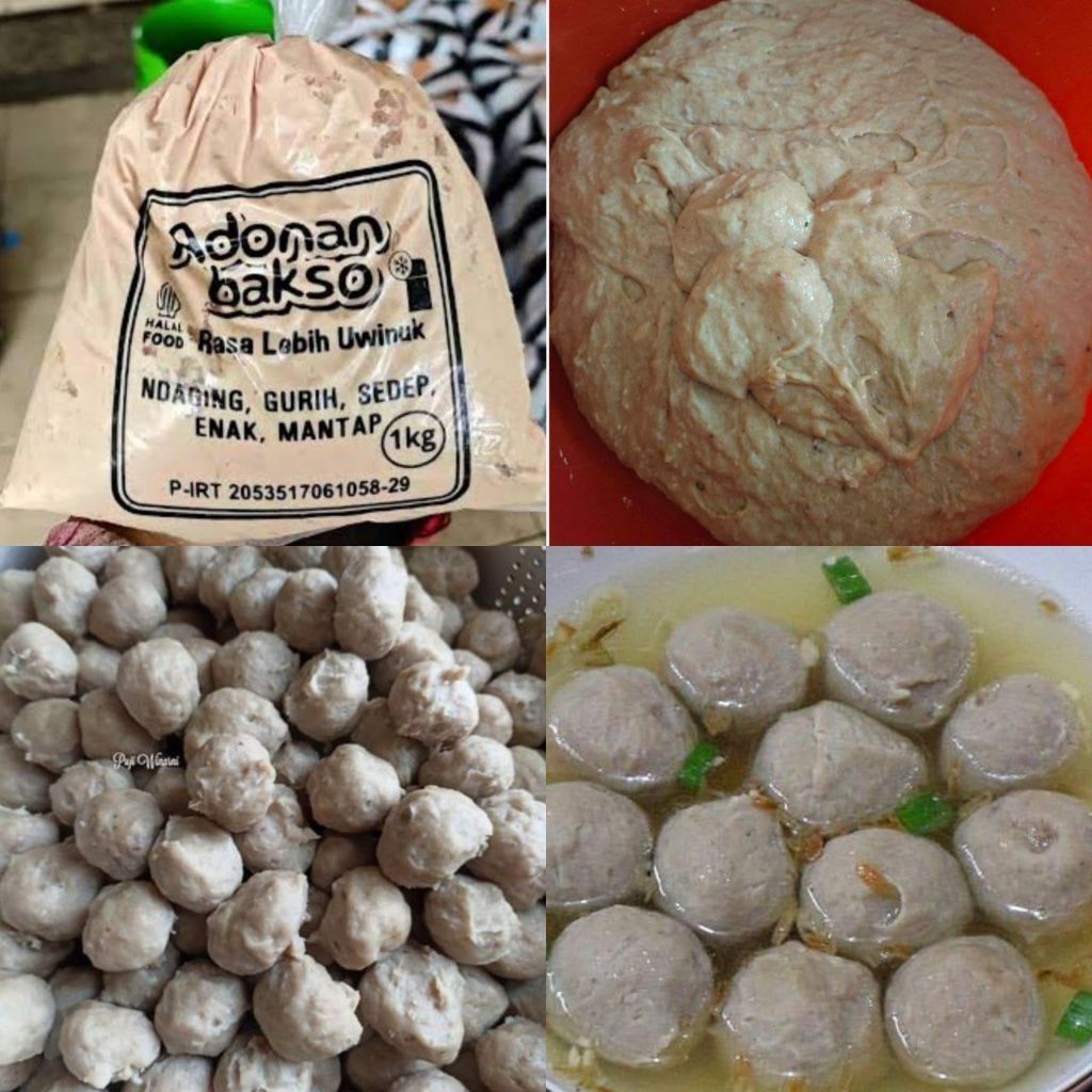 Adonan bakso daging sapi campur ayam berat 1 kg halal