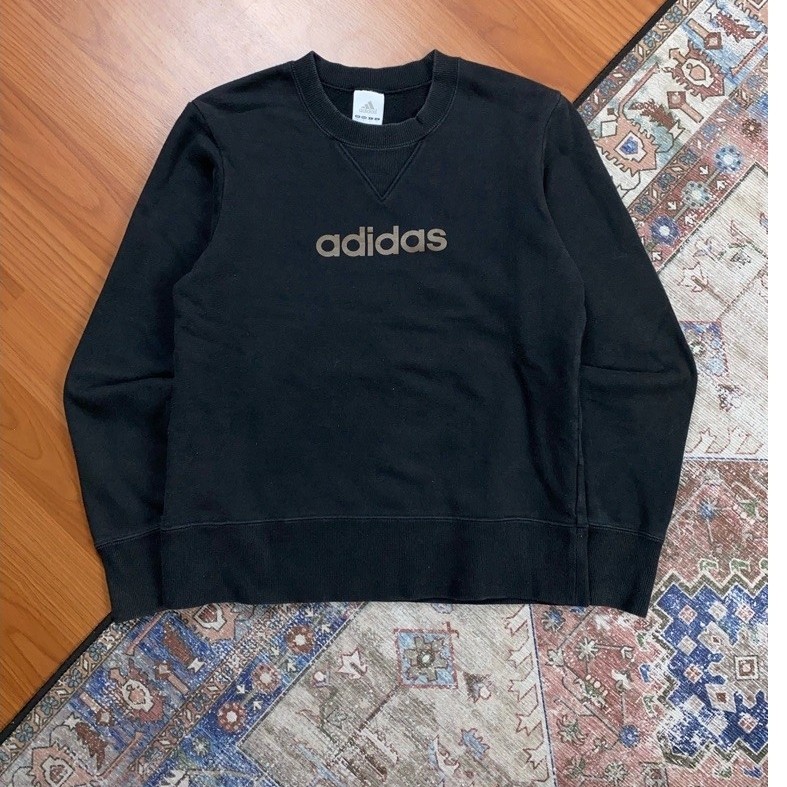Crewneck Hitam "ADIDAS" Second Original