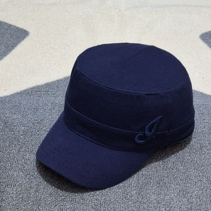 topi builup mlb indians navy original  bekas preloved unik