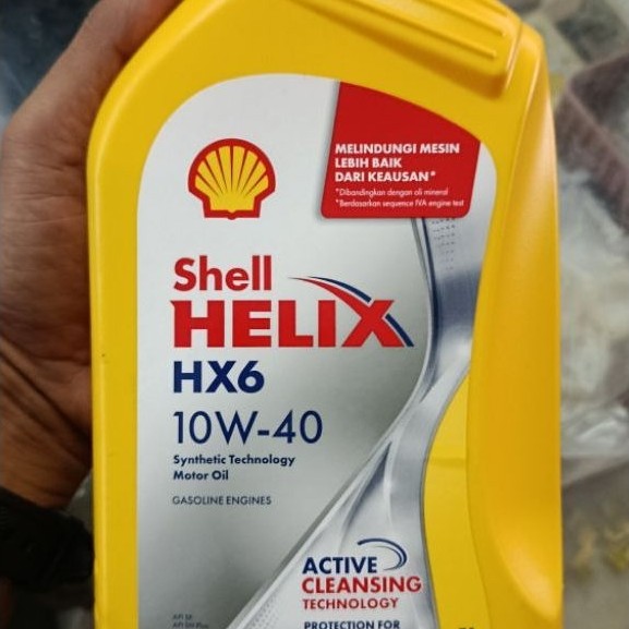 Oli mesin Shell HX6 1Liter