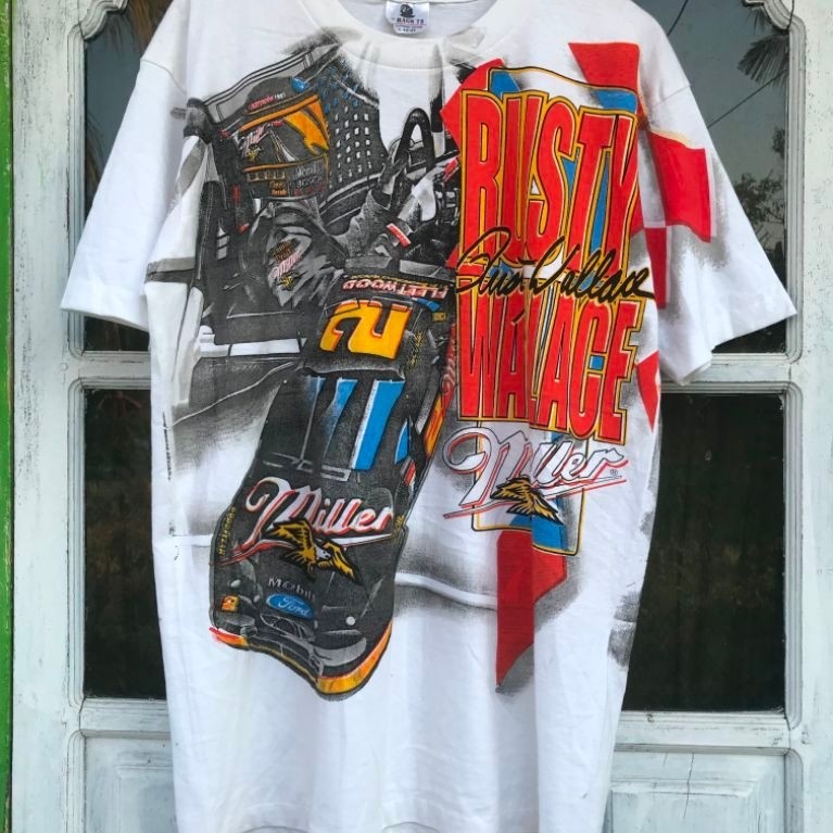 kaos nascar vintage 90s (bootleg)