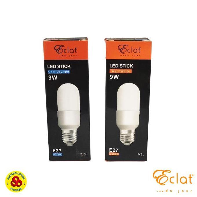 Ready LED Stick 9W WW E27 Lampu LED Mini Capsule 9 Watt Kuning Eclat Non Cod