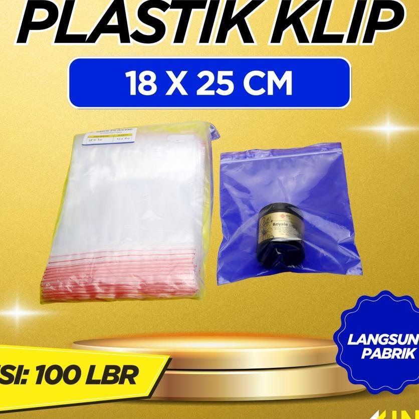 Plastik Klip 18X25 Ziplock (100 Lembar)