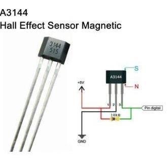 [] HALL EFFECT SENSOR A3144 Modul