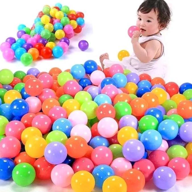 Allthebest- Mainan Mandi Bola Anak / Bola Warna Warni / Bola Kecil / Bola Plastik