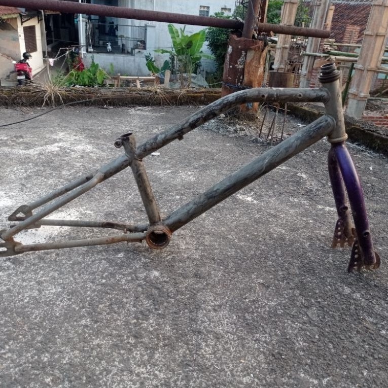 Framefork Sepeda bmx 20 wimcycle metalizer second antiq