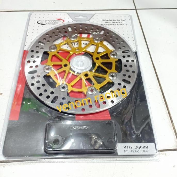 discbrake ktc mio cnc/ piringan cakram ktc racing mio sporty 260mm