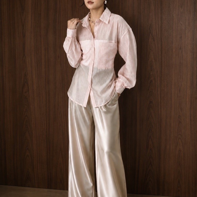SONJA - The Sheer Edit | Kemeja Sheer | Kemeja Wanita
