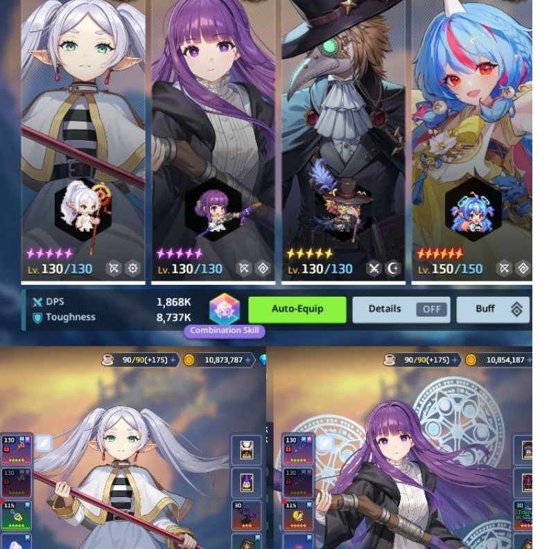 jual Akun guardian tales frieren fern