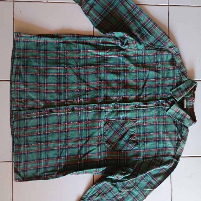 Kemeja Flannel Second