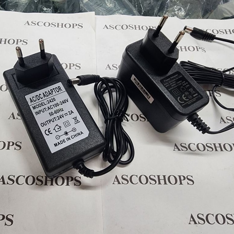 Adaptor 24V 2A jack std 5.5mm charger 24 V 2 A power adaptor 24 Volt DC 2 Ampere