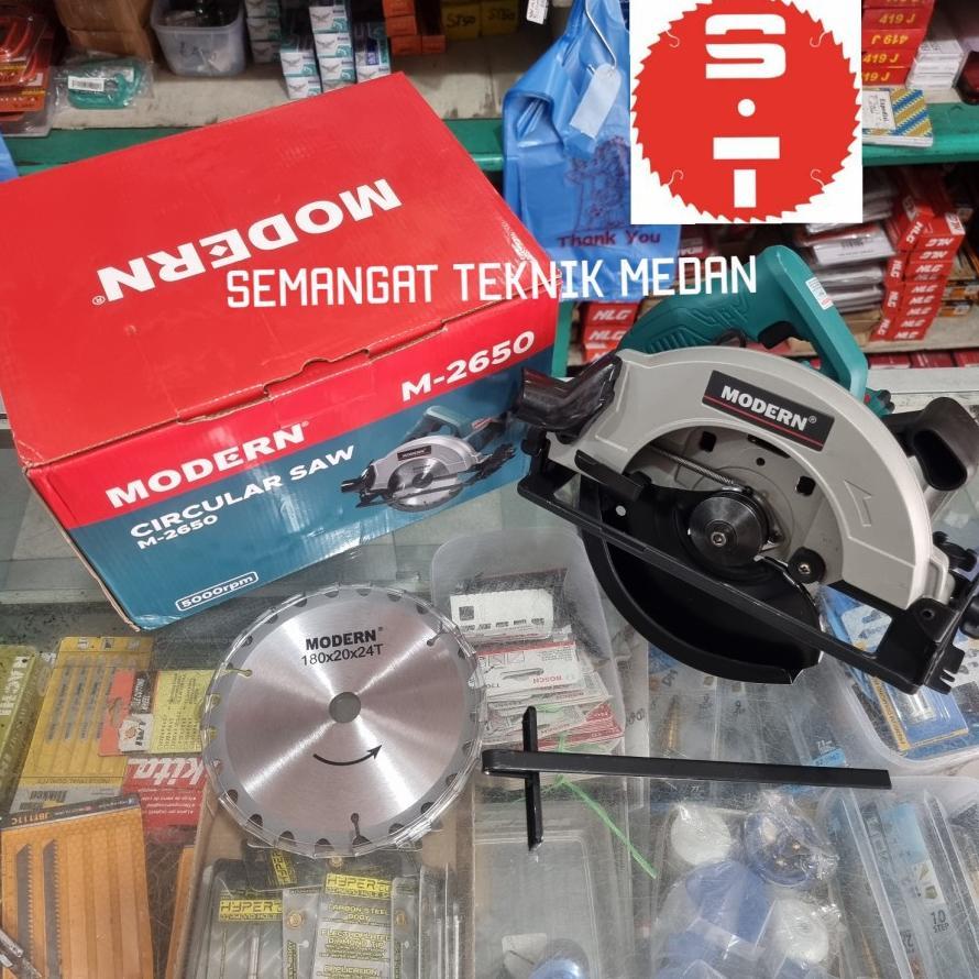 M-2650 MESIN BELAH POTONG KAYU CIRCULAR SAW 7" 7 " MODERN M 2650 M2650 Best