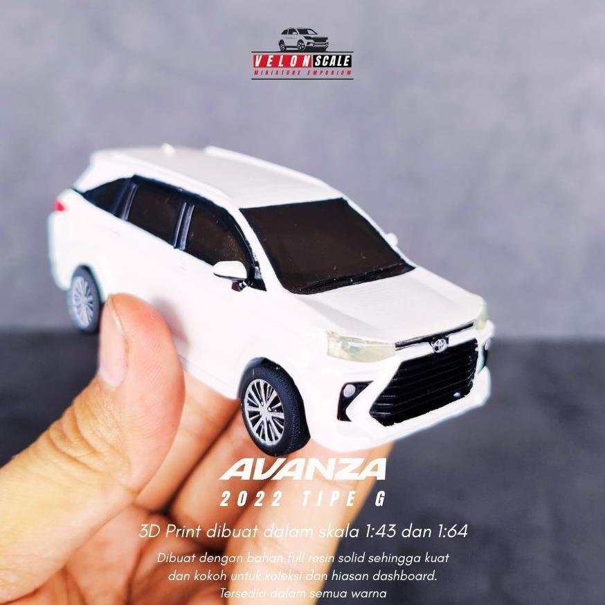 RTY Diecast Mobil Toyota New Avanza 2022 Skala 1:43 Miniatur Toyota Avanza 2022. Gratis Custom Platn